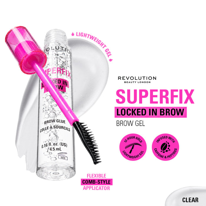 Revolution Superfix 16H Locked In Brow Glue