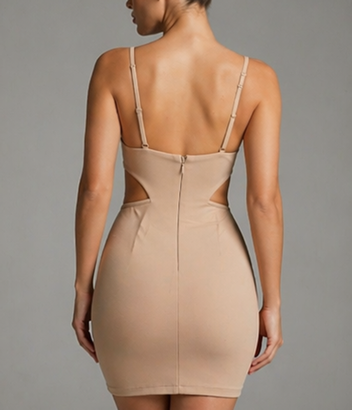 Bareline Strap Dress