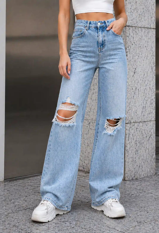 Ripped Denim Pant