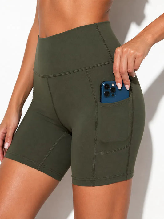 Olive Motion Sculpt Shorts