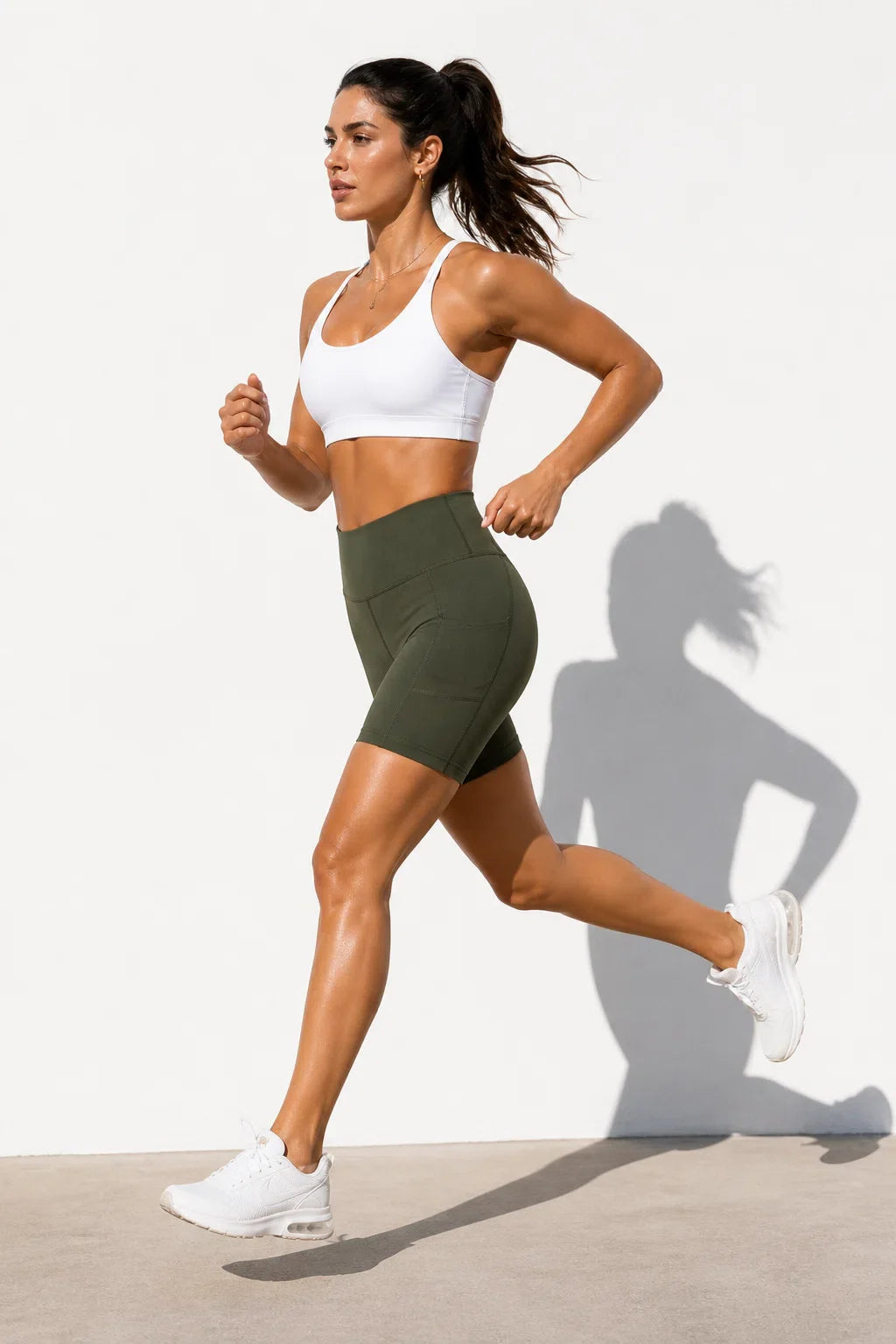 Olive Motion Sculpt Shorts