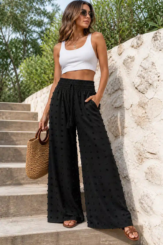 Midnight Breeze Wide Leg Trousers