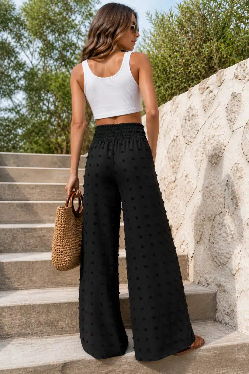 Midnight Breeze Wide Leg Trousers
