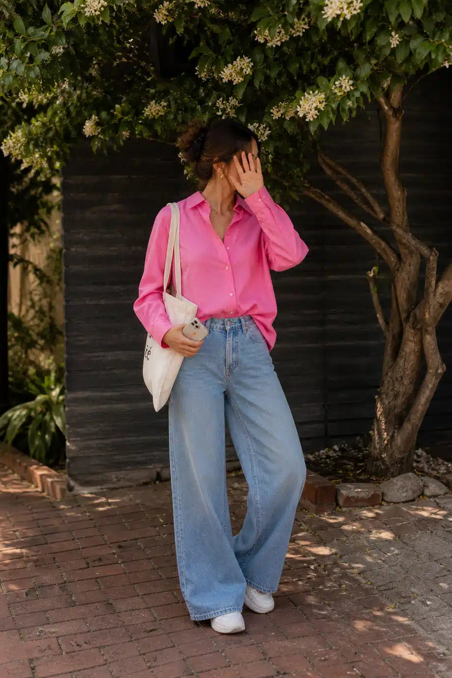 Pink Oversized Shirt